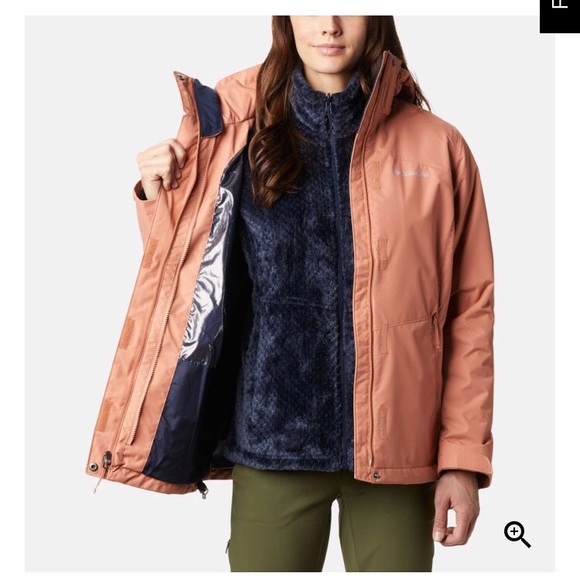 Columbia OmniHeat Interchange Fuchsia Jacket BNWT - Picture 6 of 15